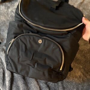 Lululemon diaper bag black